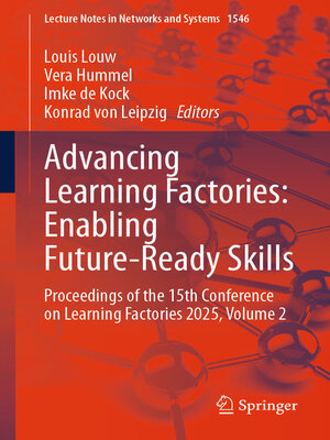 cover image of Advancing Learning Factories
